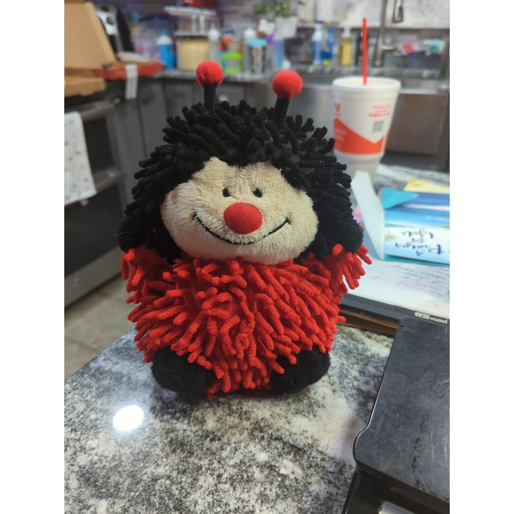 Burton & Burton 2011 Adorable Plush Stuffed Ladybug 9 Inch
